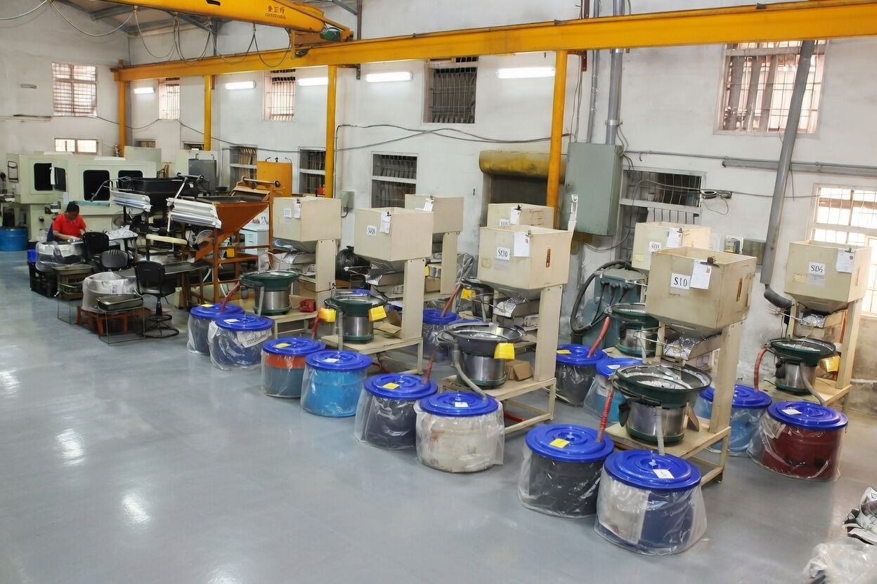 Factory machines for nut forming and thread tapping in fastener manufacturing, supporting custom assembly and multi-component integration